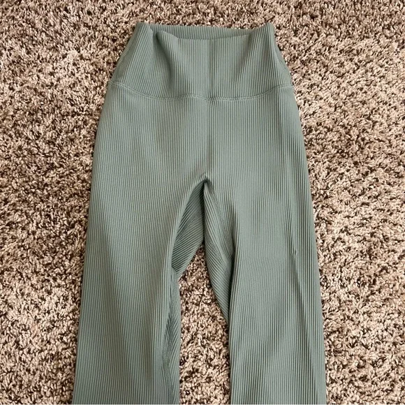 Erin Oprea Basics - Dark Sage Ribbed Workout Set - Picture 10 of 14